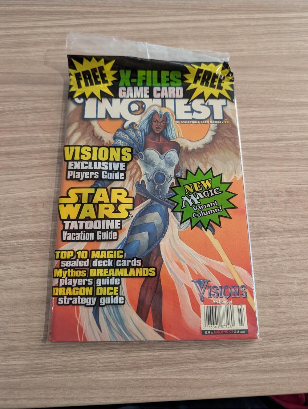 InQuest Magazine Issue Featuring Star Wars Tatooine Vacation Guide and Magic SeA